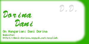 dorina dani business card